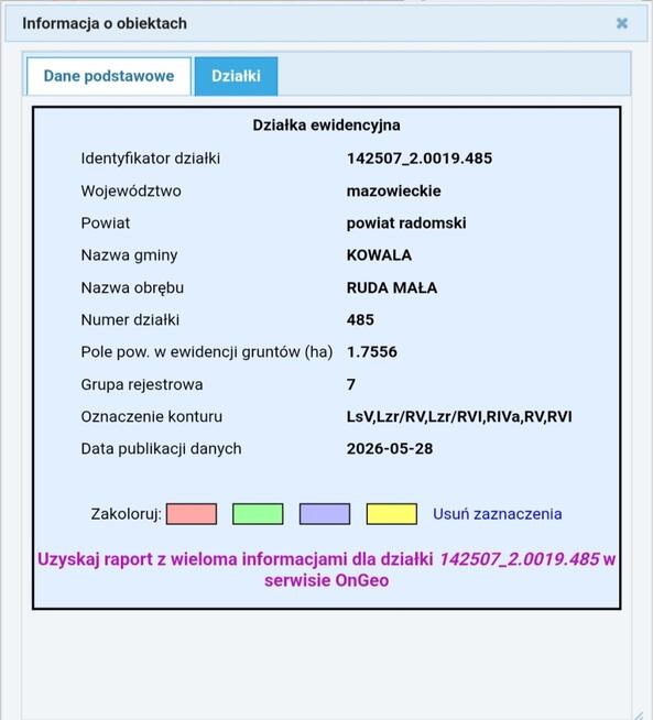 Działki z możliwością zabudowy 15 km od Radomia