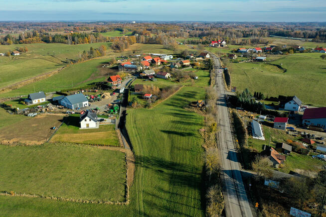 Działka pod budowę domu w Bagienicach k.Mrągowa