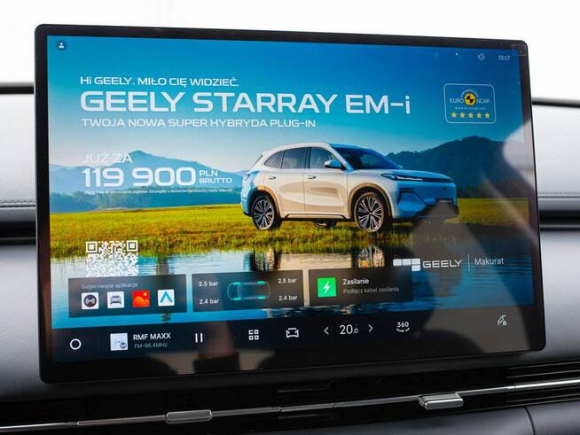 Geely Starray EM-i 1.5 PHEV Pro Podgrz.f i kier Elektr.f Skóra LED