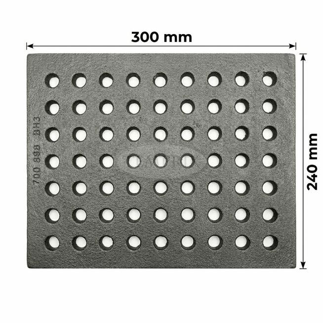 Ruszt żeliwny 30x24 do kominka Uniflam