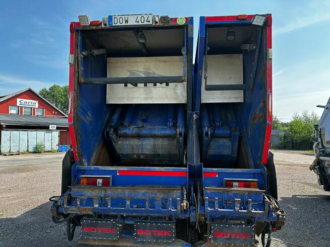 Scania P230 śmieciarka z wagą 2 Komory NTM 14m3 EURO 5
