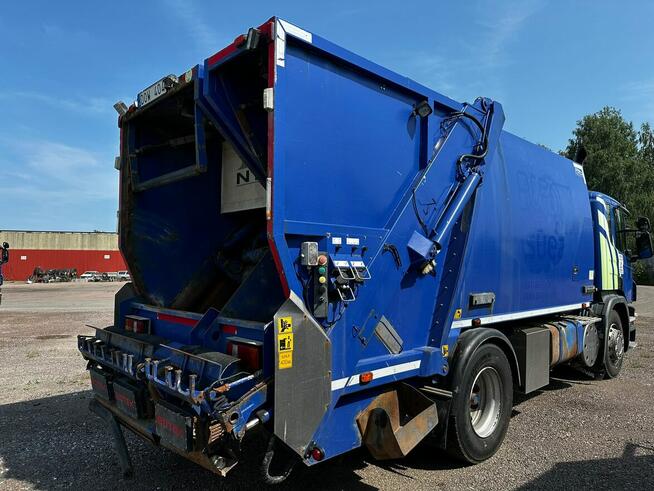Scania P230 śmieciarka z wagą 2 Komory NTM 14m3 EURO 5
