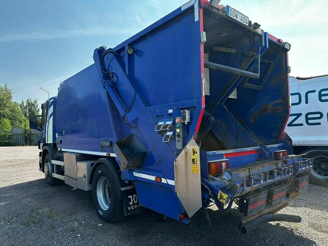 Scania P230 śmieciarka z wagą 2 Komory NTM 14m3 EURO 5