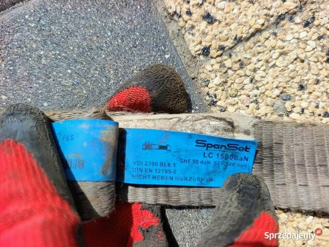 Pasy transportowe LOHR wąski 35 mm 2 sztuki i 50mm 1 sztuka
