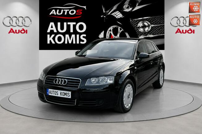 Audi A3 8P 1.6 MPI 101KM Czarna Niski Przebieg Klimatronik Opłacona
