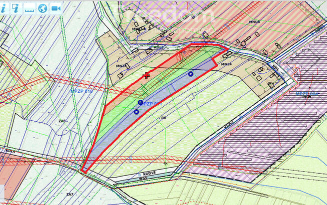 Działka 21 352 m² z częścią budowlaną - Kunów