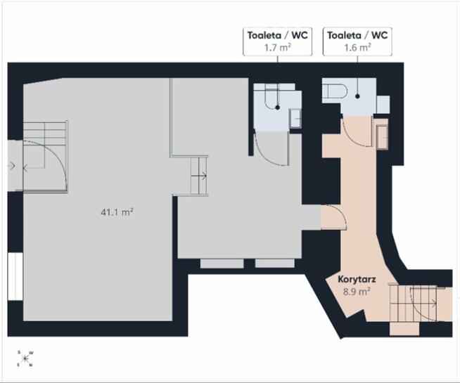 Lokal użytkowy 56,46 m² na sprzedaż – ul. Dworcowa