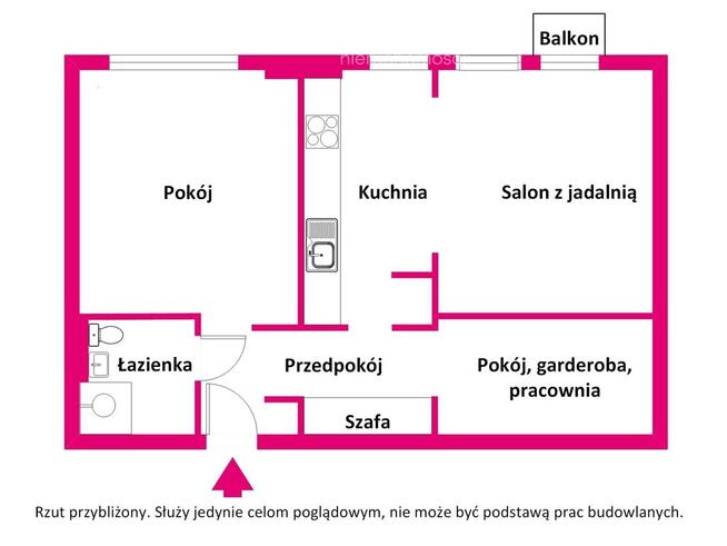 3 pokoje | 46 m² | Stare Bielany | Piękny widok