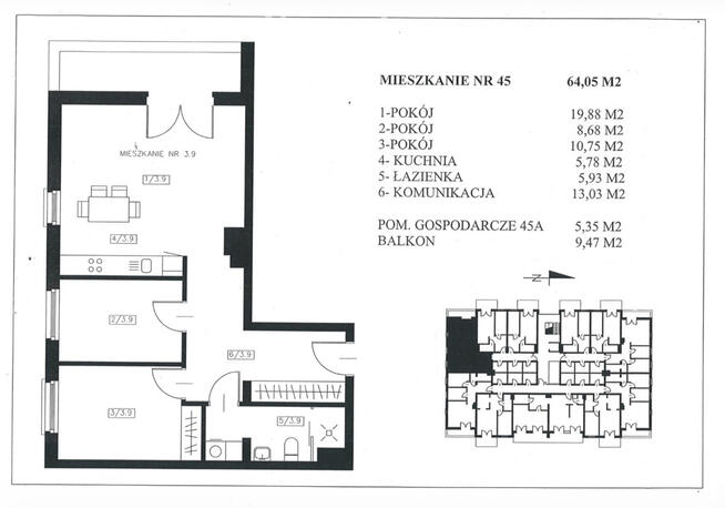 Apartament nad Niegocinem 45 | Wilkasy