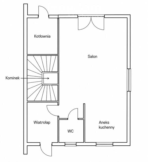 Komfortowy skrajny segment 135 m²