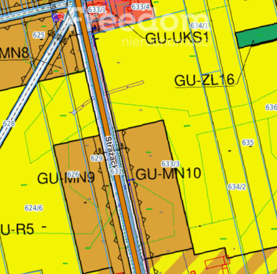 Działki budowlane Guzew | MPZP | od 3000 m² do 1 h
