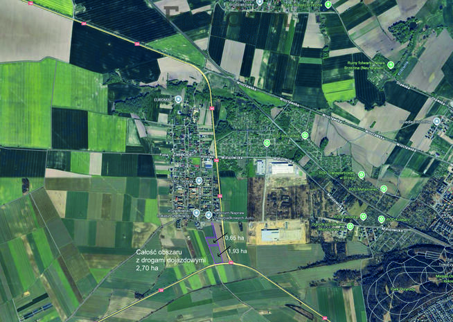 GRUNT POD BUDOWNICTWO JEDNORODZINNE 0,65 HA