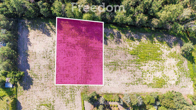 Działka budowlana 2000m² przy lesie Jastrzębie