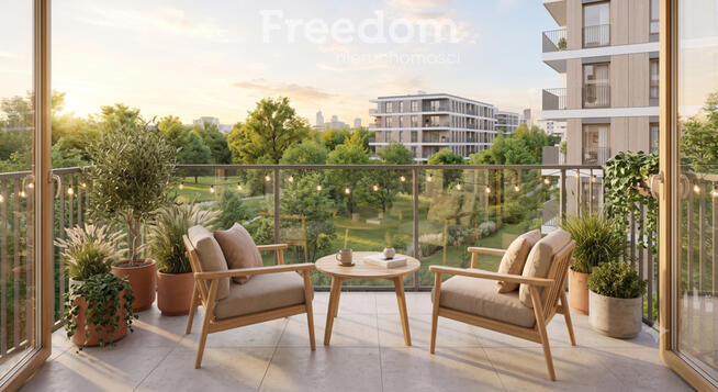 Nowe 2 pokoje z balkonem i garażem