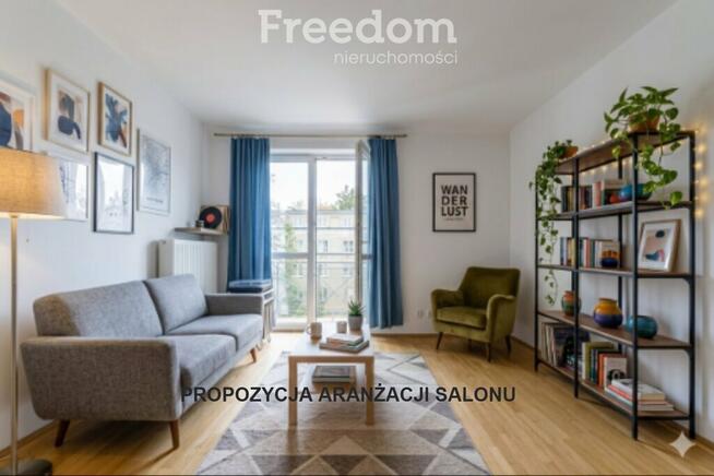37 m2 I METRO | Kamienica CEGŁA | Parkiet | Balkon
