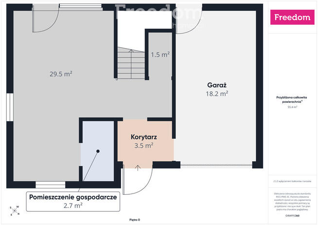 Bliźniak 110m², stan deweloperski, 0% PCC
