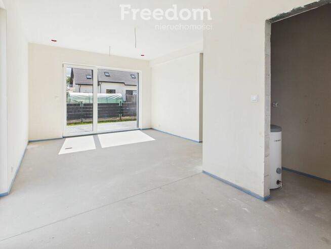 Bliźniak 110m², stan deweloperski, 0% PCC