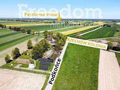 Działka 3165m² z WZ, dojazd z dwóch stron Rzechów