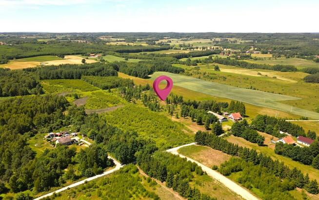 Malownicza działka 750m od jez Narie Warmia Mazury
