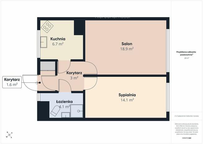 Brynów | 2 pokoje | 50m² | ul. W.Pola