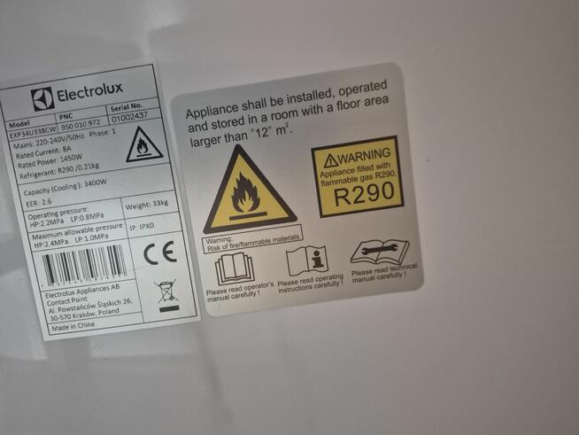 Klimatyzator przenośny Electrolux
