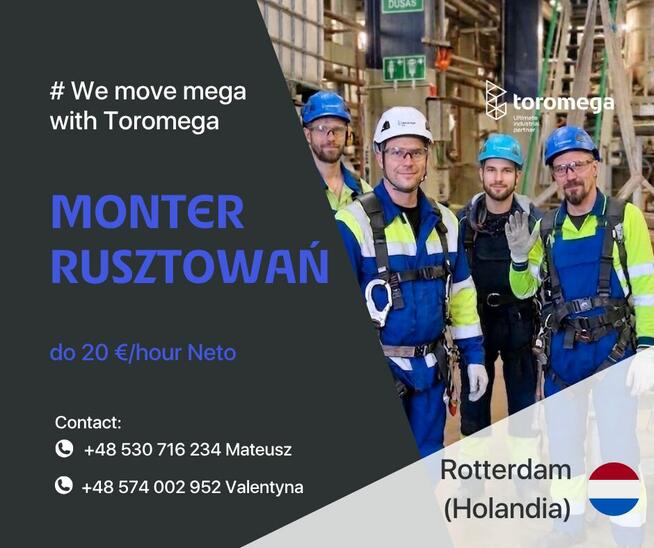 Monter rusztowań