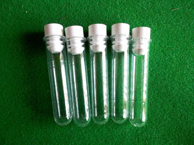 Probówki, fiołki z korkami, 3 ml, 20 szt