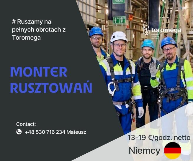 Monter rusztowań