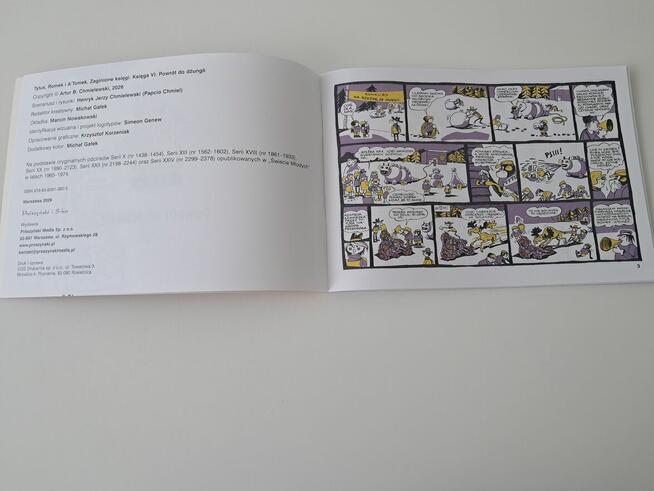 Książki-komiksy „Tytus (…). Zaginione księgi” H.Chmielewski