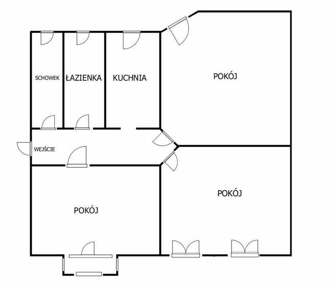 3 pokoje w kamienicy, 102 m2, I piętro Śródmiescie