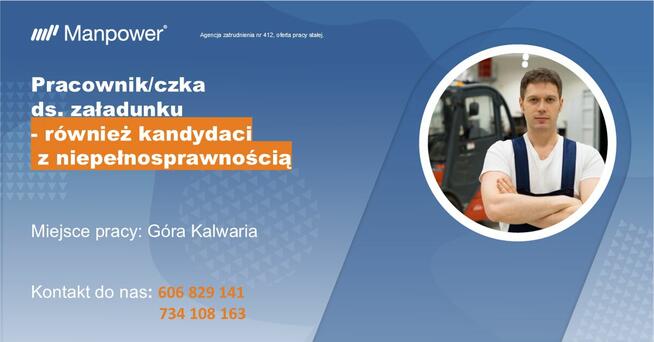 Pracownik ds. załadunku (M/K, też z orzeczeniem)