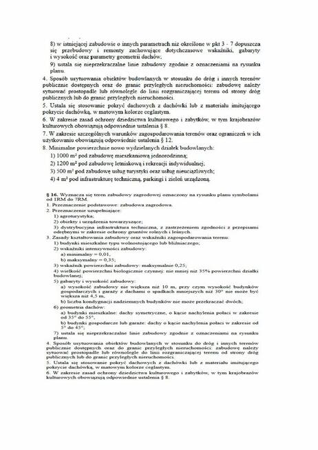 Działki budowlane Gębczyce