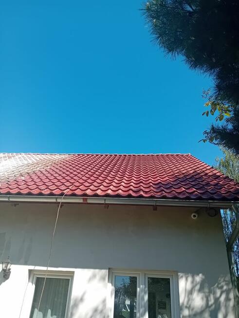Mycie kostki brukowej, dachów, malowanie dachów