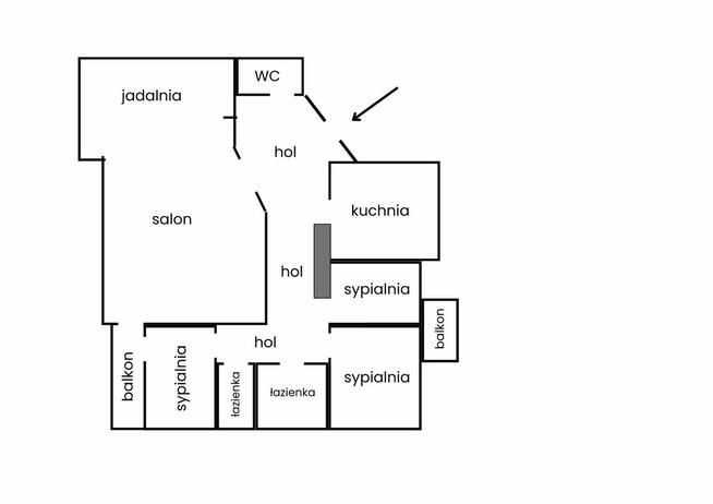Sprzedaż 4-5 pokojowego apartamentu z 2 balkonami