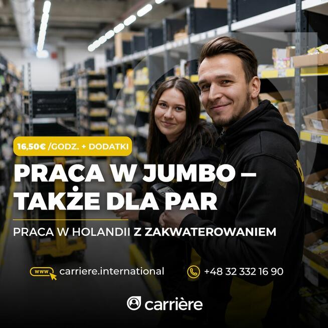 PRACA W HOLANDII: KOMPLETACJA ZAMÓWIEŃ –ORDER PICKER W JUMBO