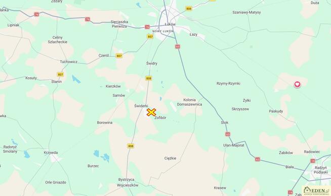 Działka budowlana Wólka Domaszewska gm. Wojcieszków