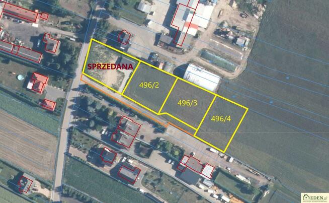 Działka budowlana Jeziory gm. Łuków