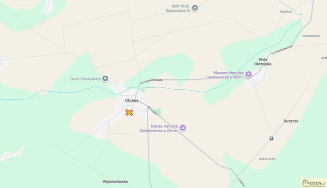 Działka budowlana Okrzeja gm. Krzywda