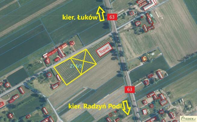 Działka budowlana Stok gm. Ulan-Majorat