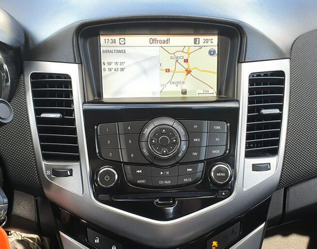 Chevrolet Cruze Czujniki parkowania/Tempomat/Nawigacja/Klimatronik/Alufelgi/8 X Airbag