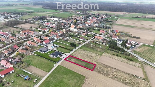 Działka 1000 m² z pozwoleniem na budowę Mańkowice