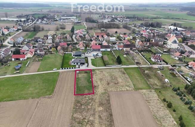 Działka 1000 m² z pozwoleniem na budowę Mańkowice