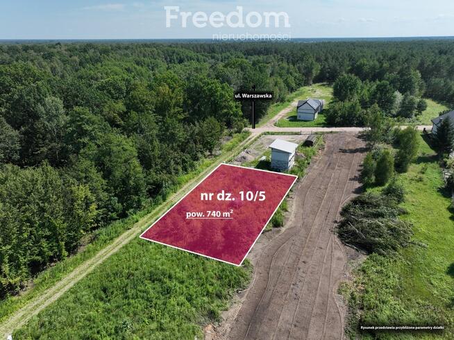 Działka budowlana 740m² z warunkami zabudowy