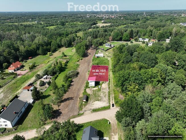 Działka budowlana 740m² z warunkami zabudowy