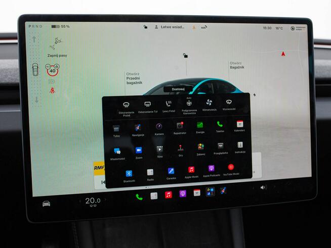 Tesla Model 3 WD5366T#RWD Premium Szklany dach Skóra Autopilot Salon PL VAT23%