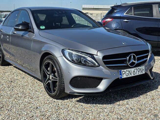 Mercedes C 200 2.0 185ps Benzyna Navi Full Led Alusy 18 AMG Gwarancja