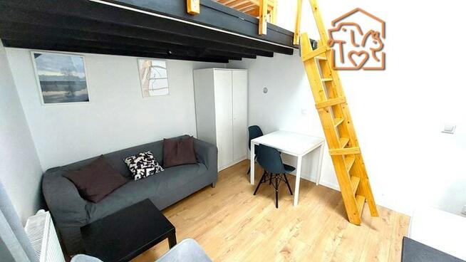 Kawalerka z antresola, pet friendly - Jasna 11-13