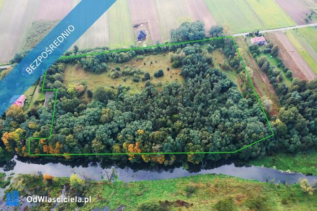 Wyjątkowa nieruchomość inwestycyjna 4,45 ha z dostępem do rzeki | Troniny | gm. Lipie