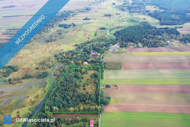 Działka nad rzeką Liswartą | Troniny | możliwość wydzielenia ok. 4000 m² | media | MPZP