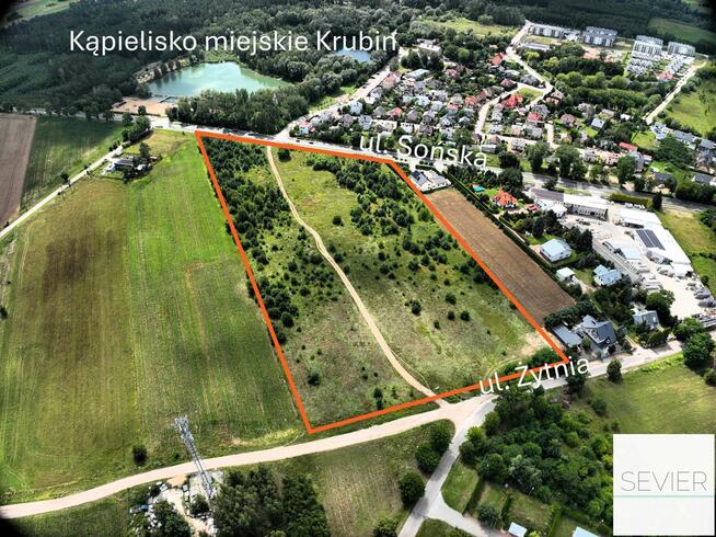 Działka Inwestycyjna 3.9551ha | MPZP U/M | Ciechanów | Krubin